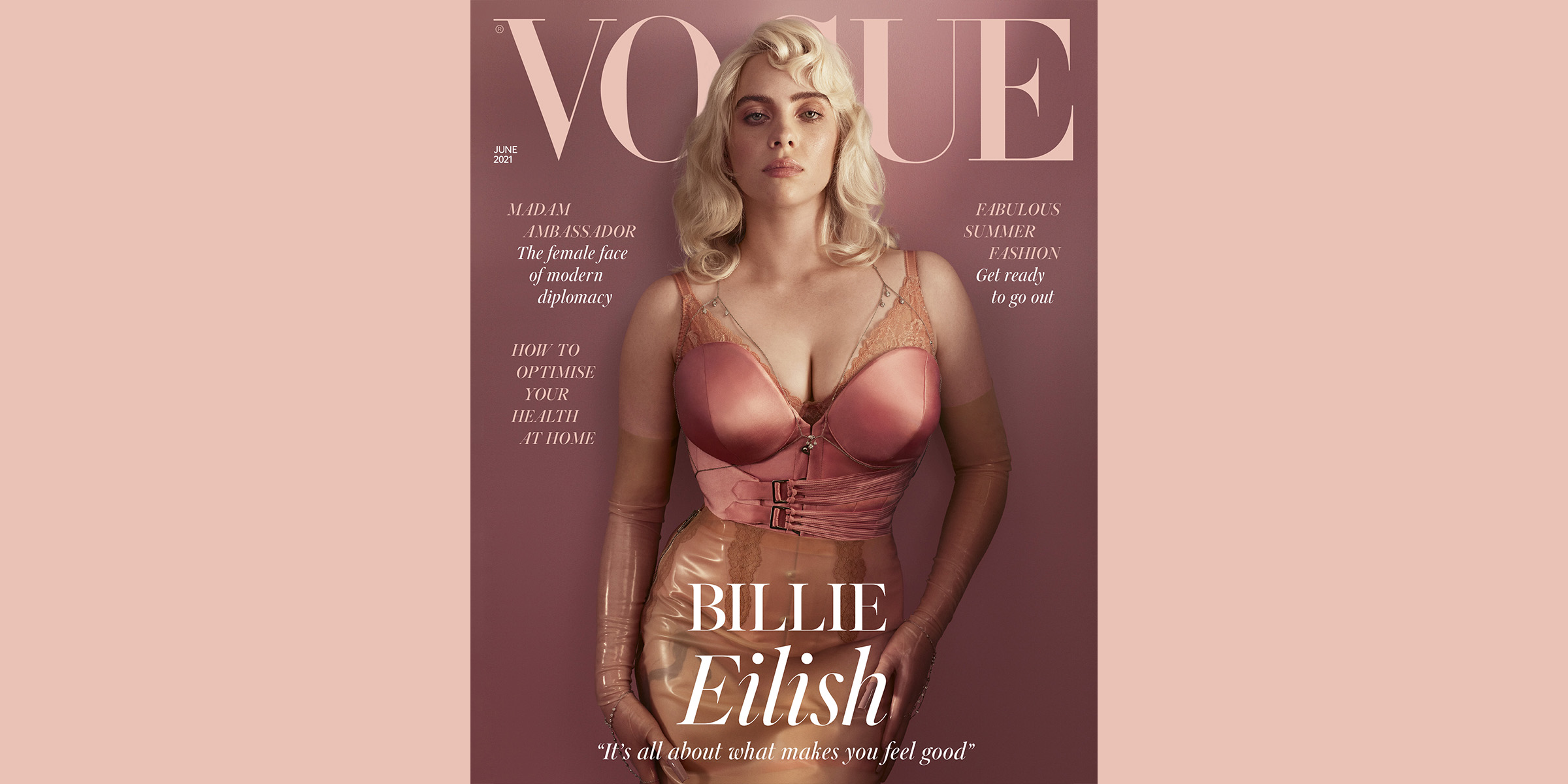 Billie Eilish for British Vogue Wallpapers