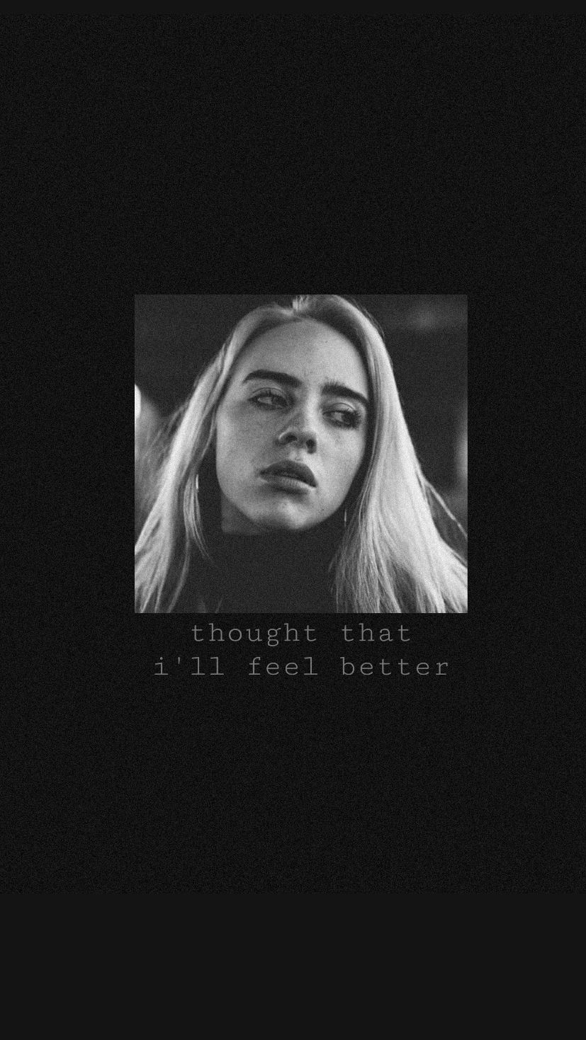 Billie Eilish Monochrome Wallpapers