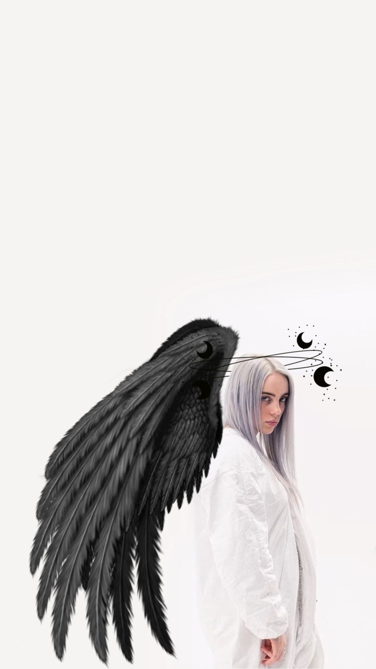 Billie Eilish Monochrome Wallpapers