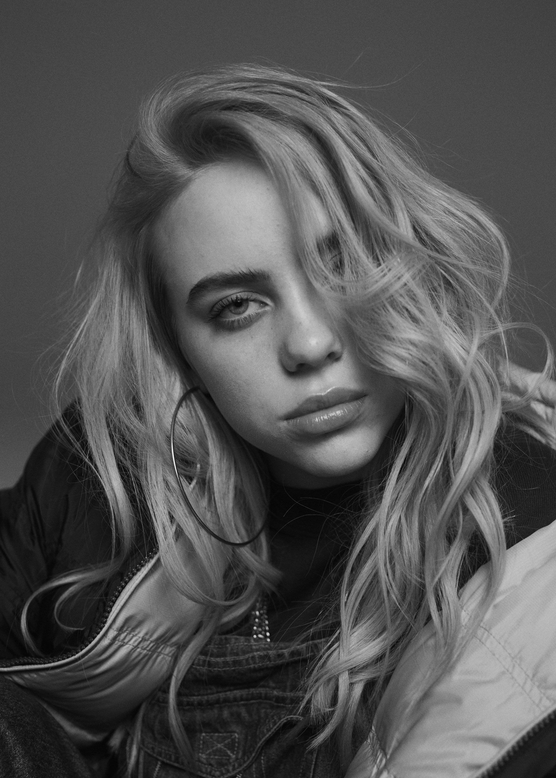 Billie Eilish Monochrome 2021 Wallpapers