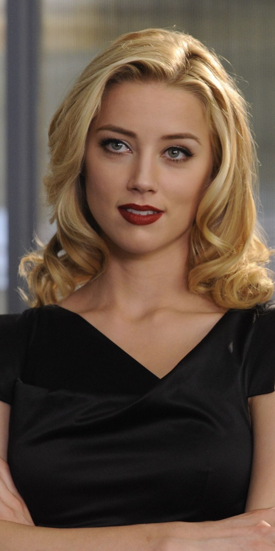 Blond Actress Amber Heard Green Eyes Wallpapers