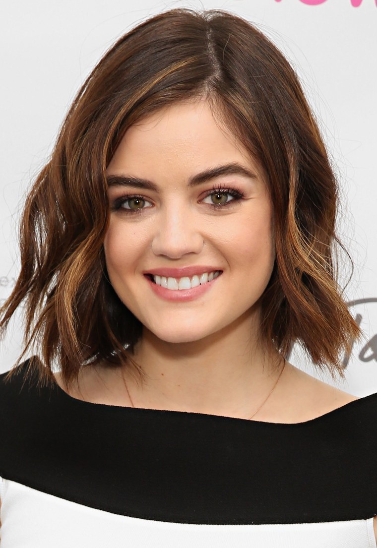 Brunette Lucy Hale Short Hair Wallpapers