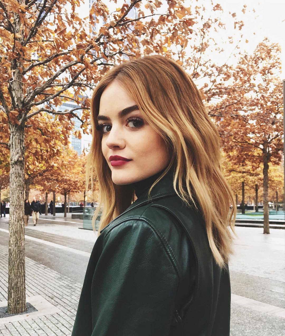 Brunette Lucy Hale Short Hair Wallpapers