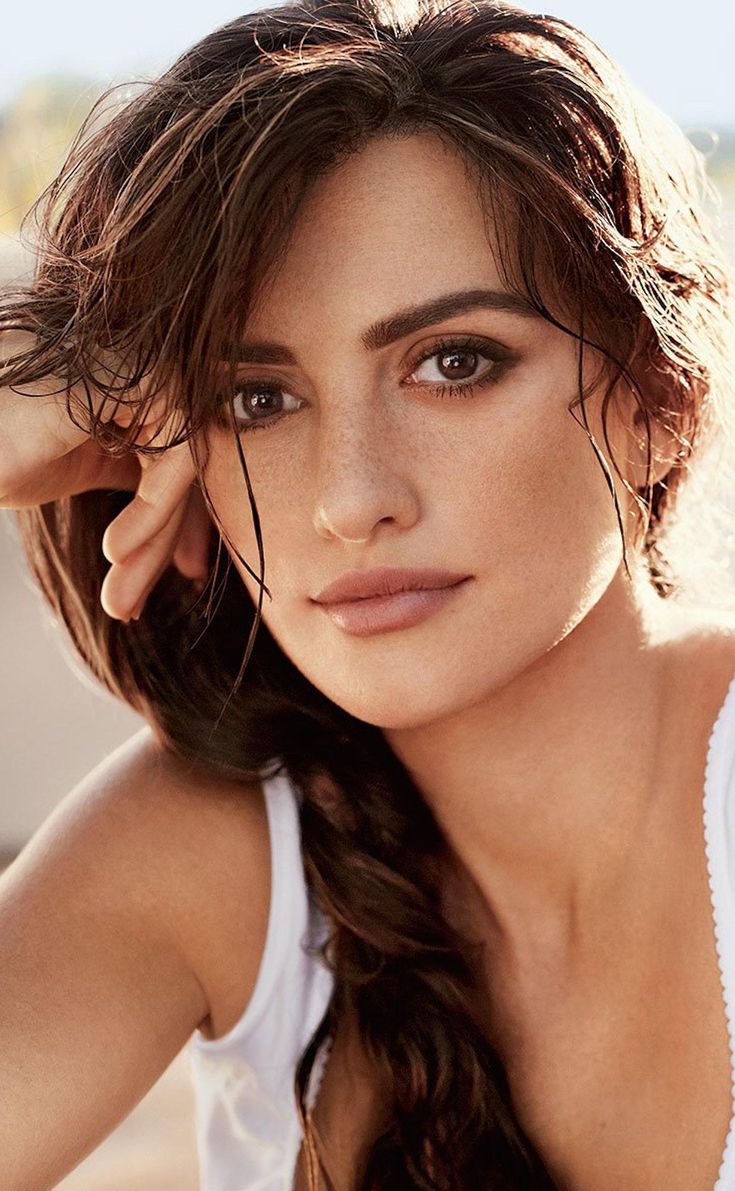 Brunette Penelope Cruz Brown Eyes Wallpapers