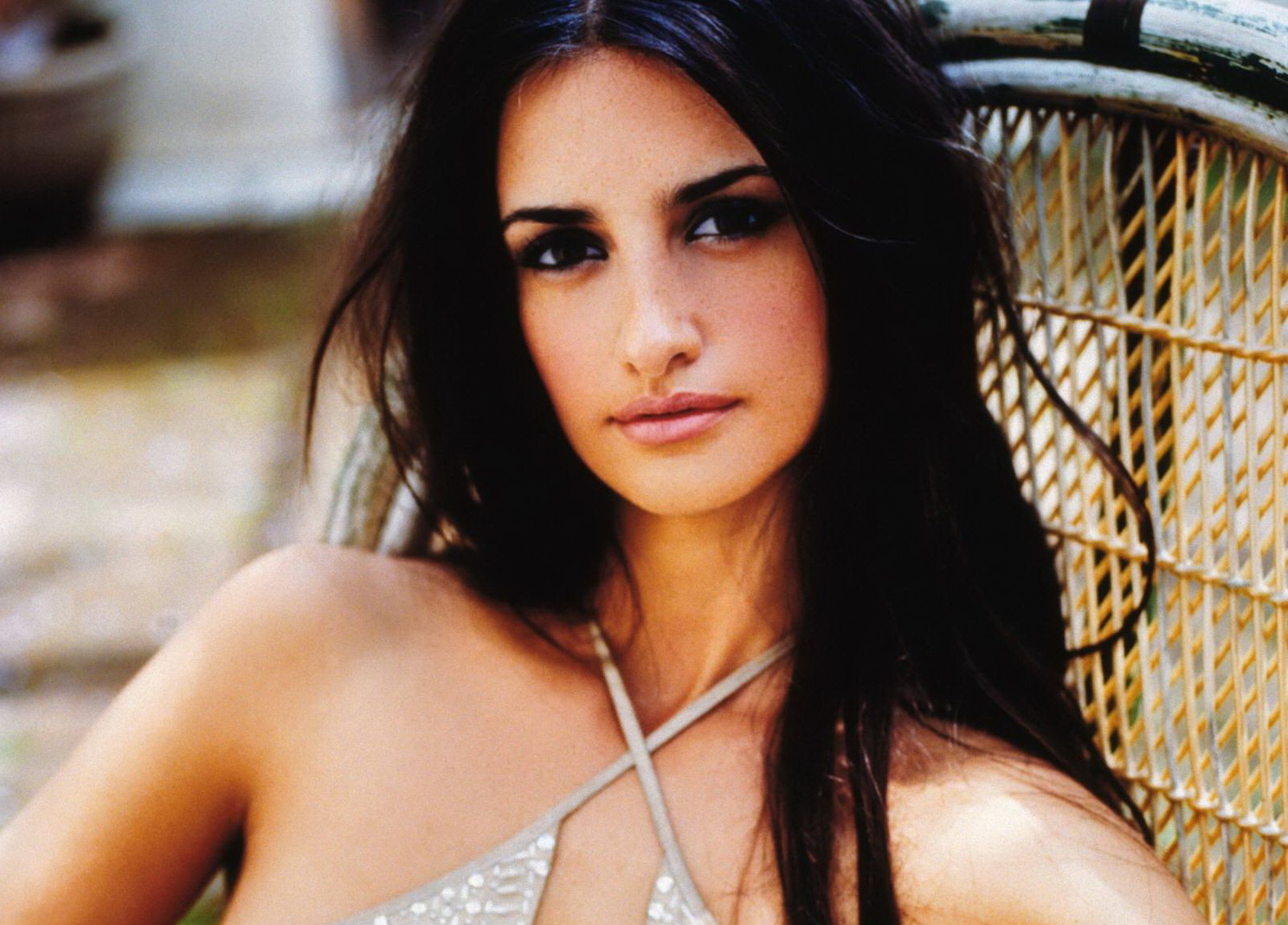 Brunette Penelope Cruz Brown Eyes Wallpapers