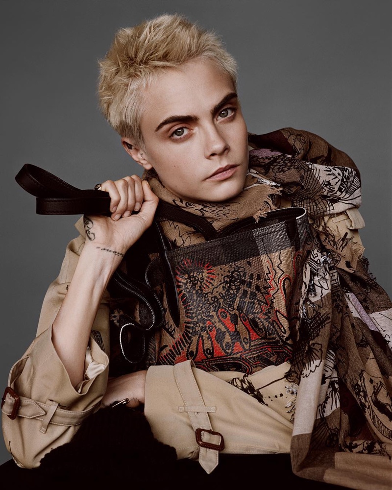 Cara Delevingne Funny Shoot For Burberry Holiday 2017 Wallpapers