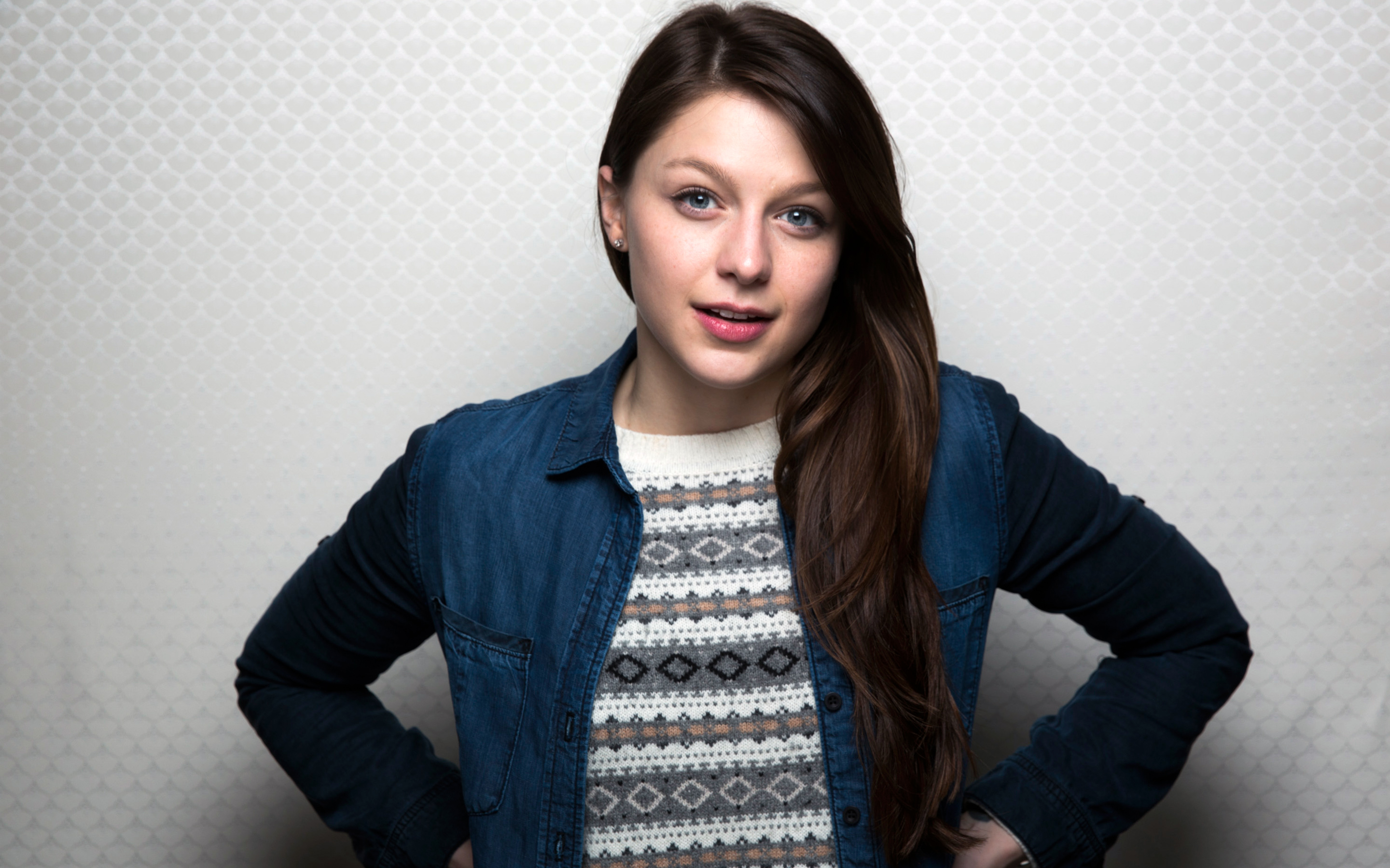 Cute Melissa Benoist Portrait Wallpapers