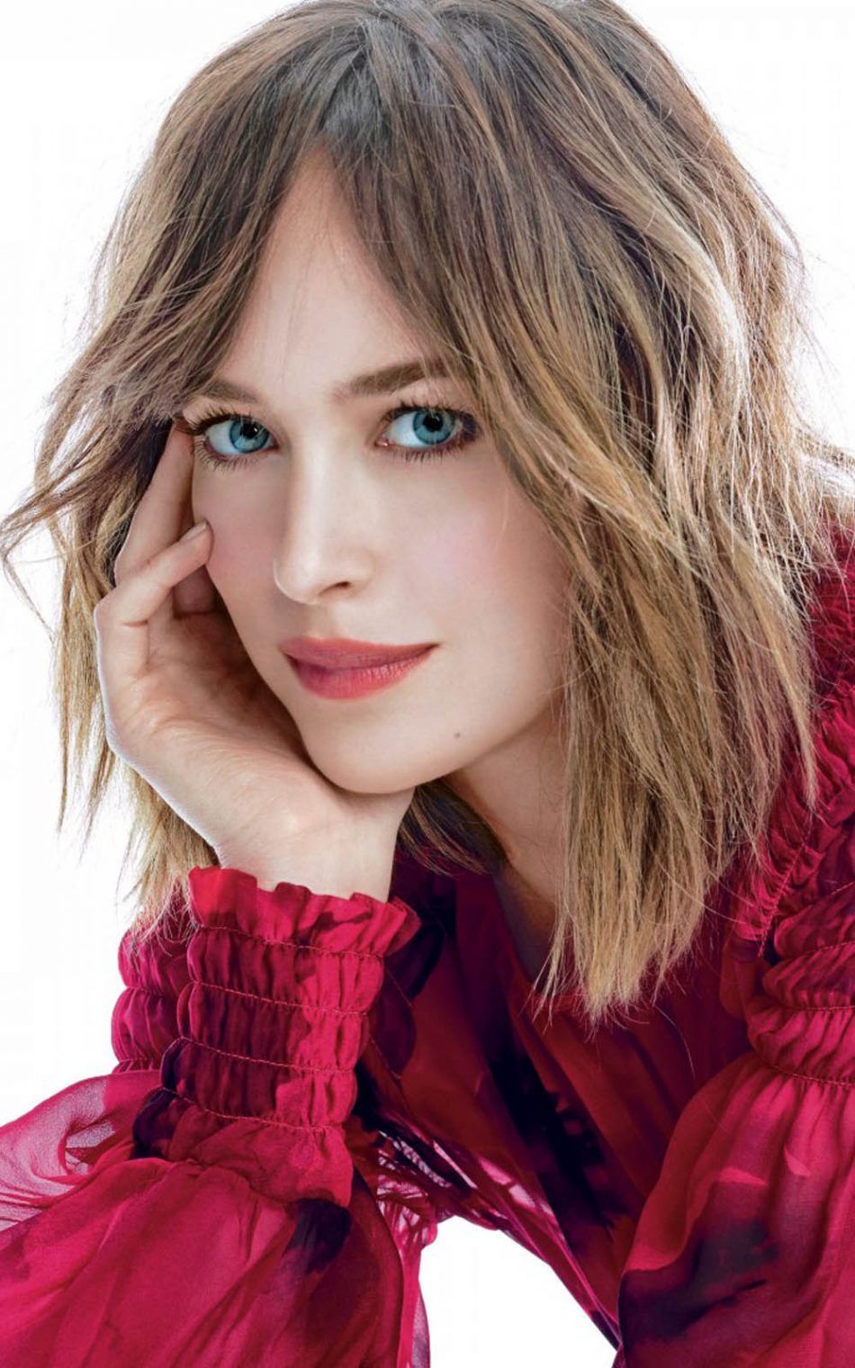 Dakota Johnson Face Close Up Wallpapers