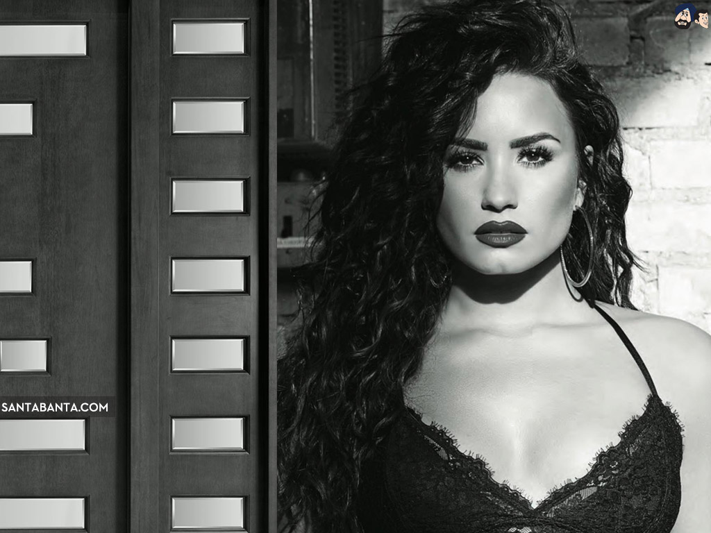 Demi Lovato Monochrome Wallpapers