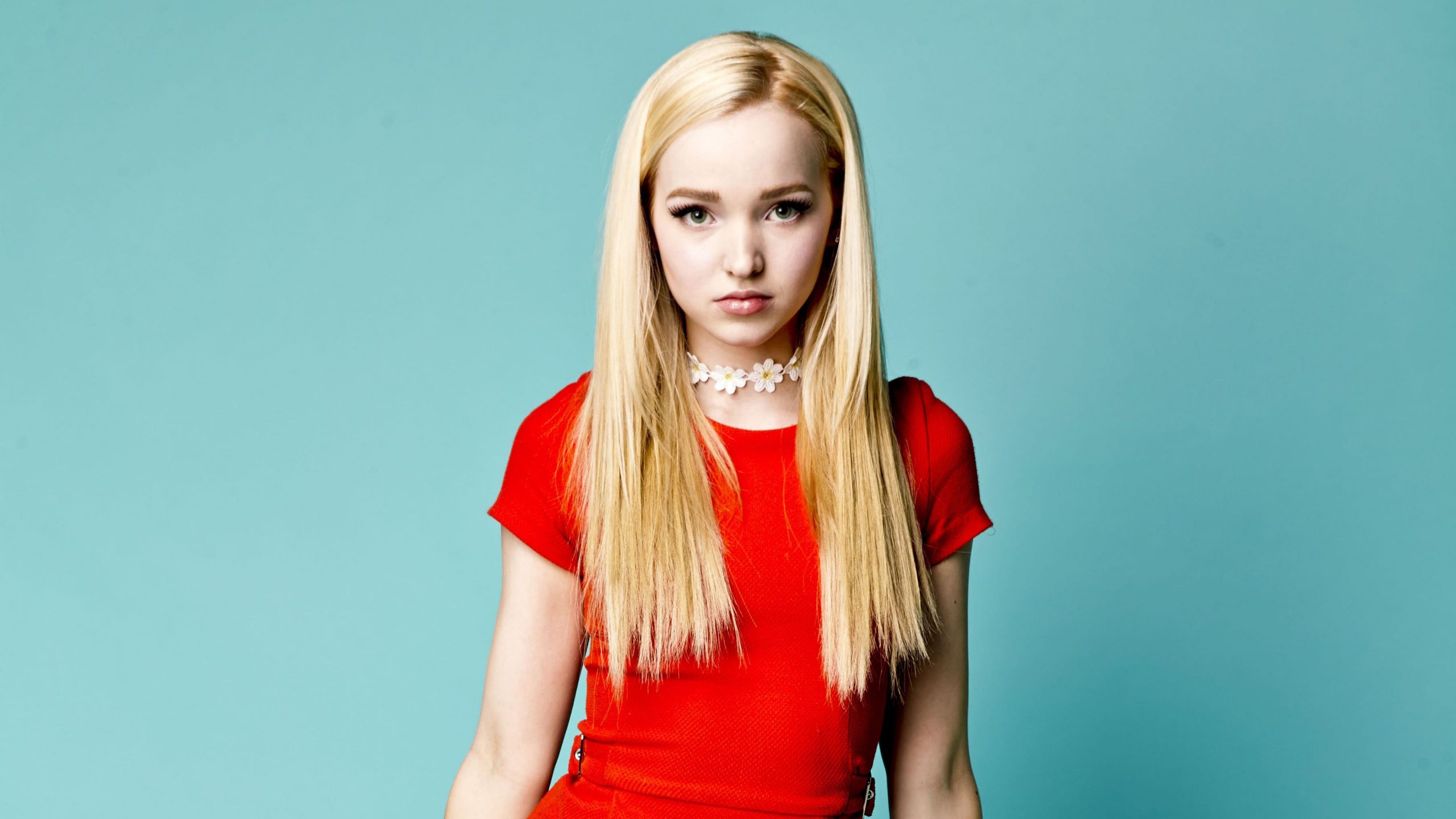 Dove Cameron White Dress Wallpapers