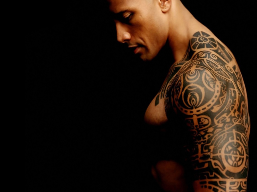 Dwayne Johnson Tattoos Wallpapers