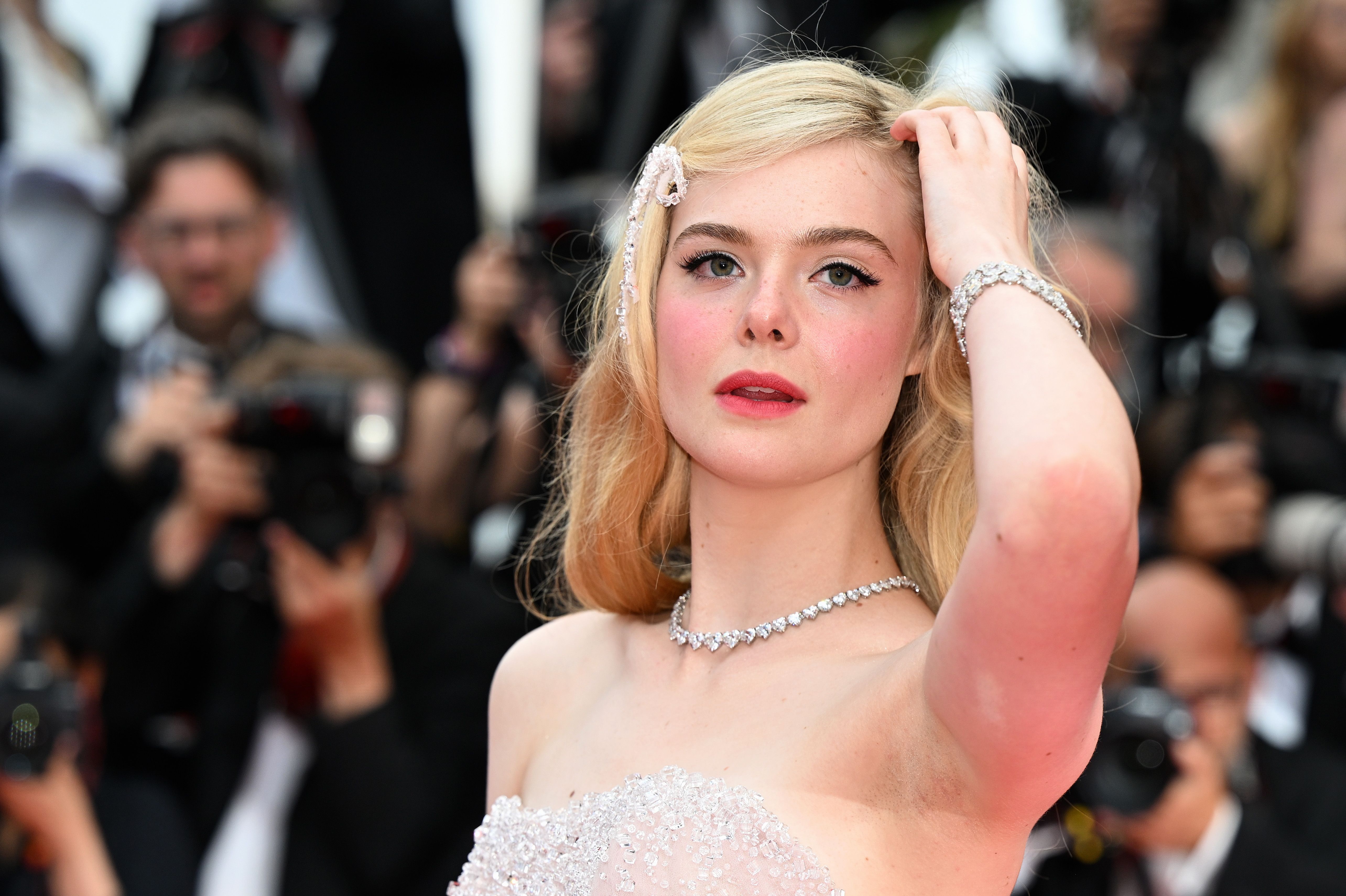 Elle Fanning At Paris Fashion Week Wallpapers