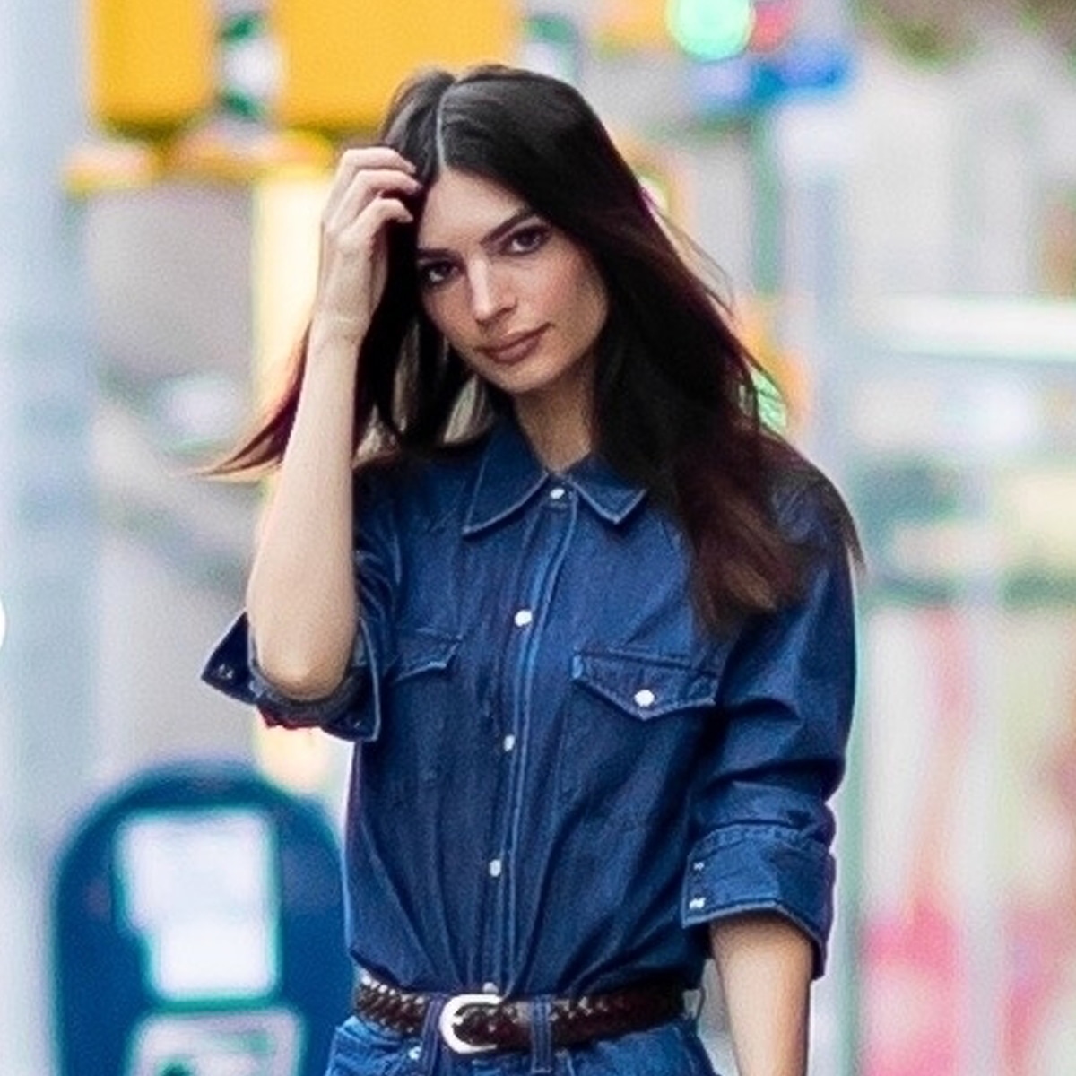 Emily Ratajkowski Denim Spring Photoshoot Wallpapers