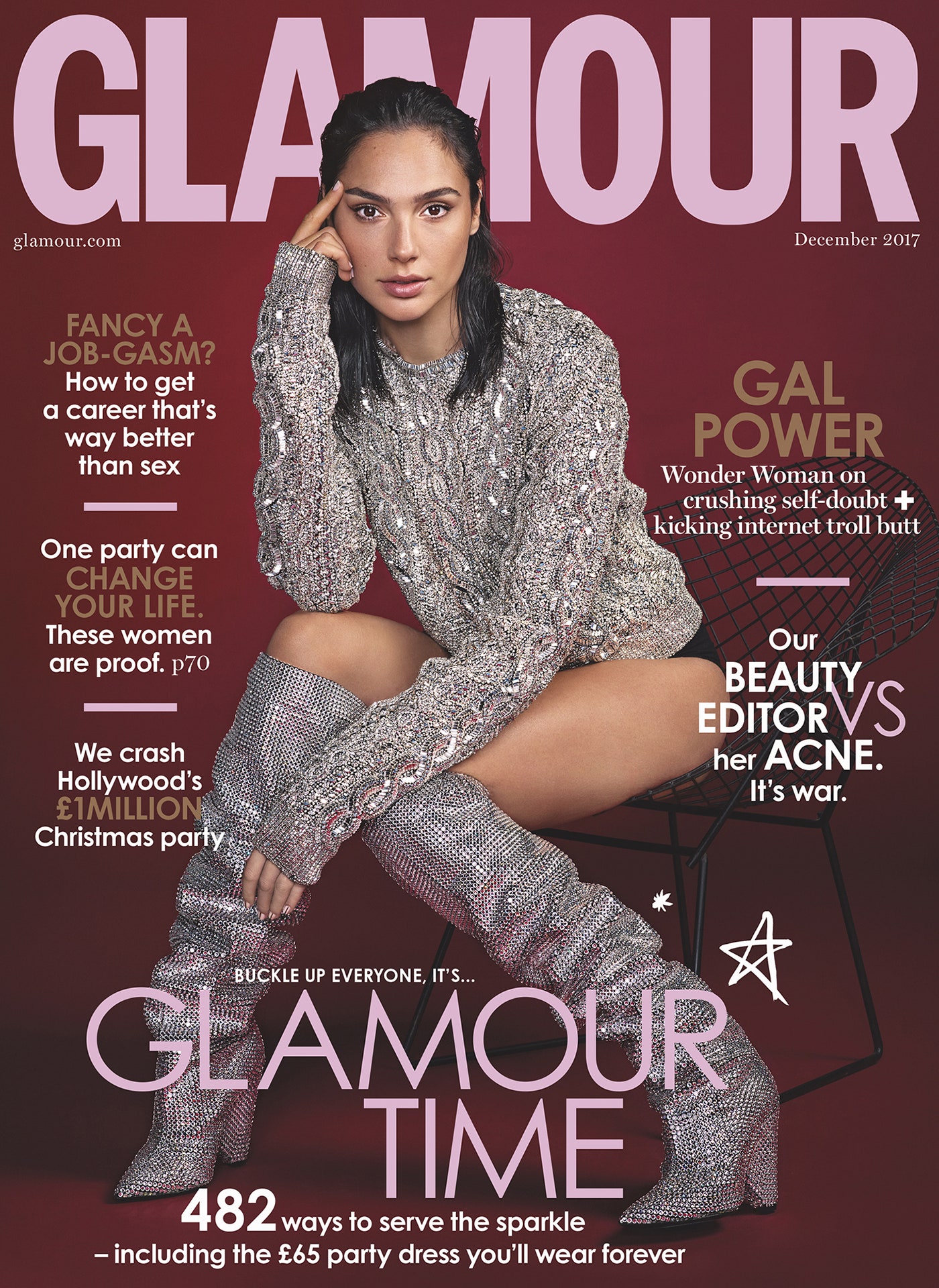 Gal Gadot Glamour UK Magazine Wallpapers