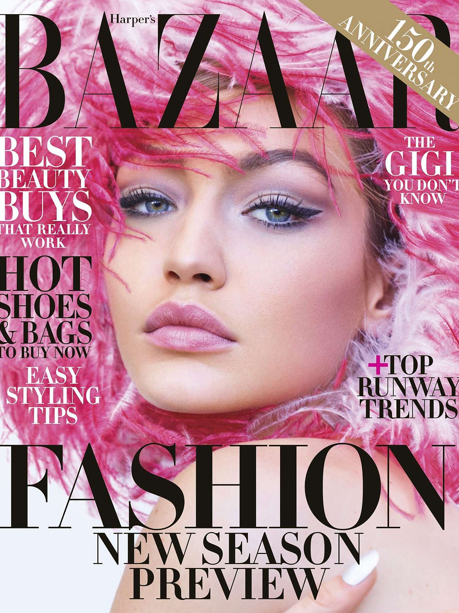 Gigi Hadid Harpers Bazar Portrait Wallpapers