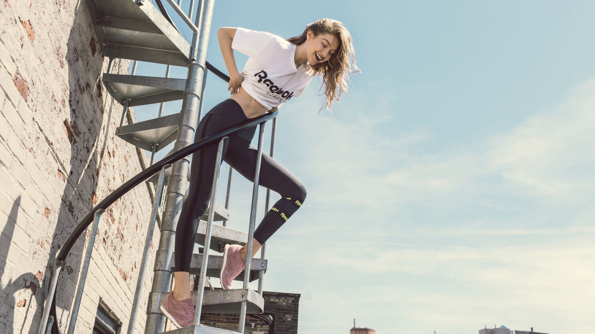 Gigi Hadid Reebok 2017 Wallpapers