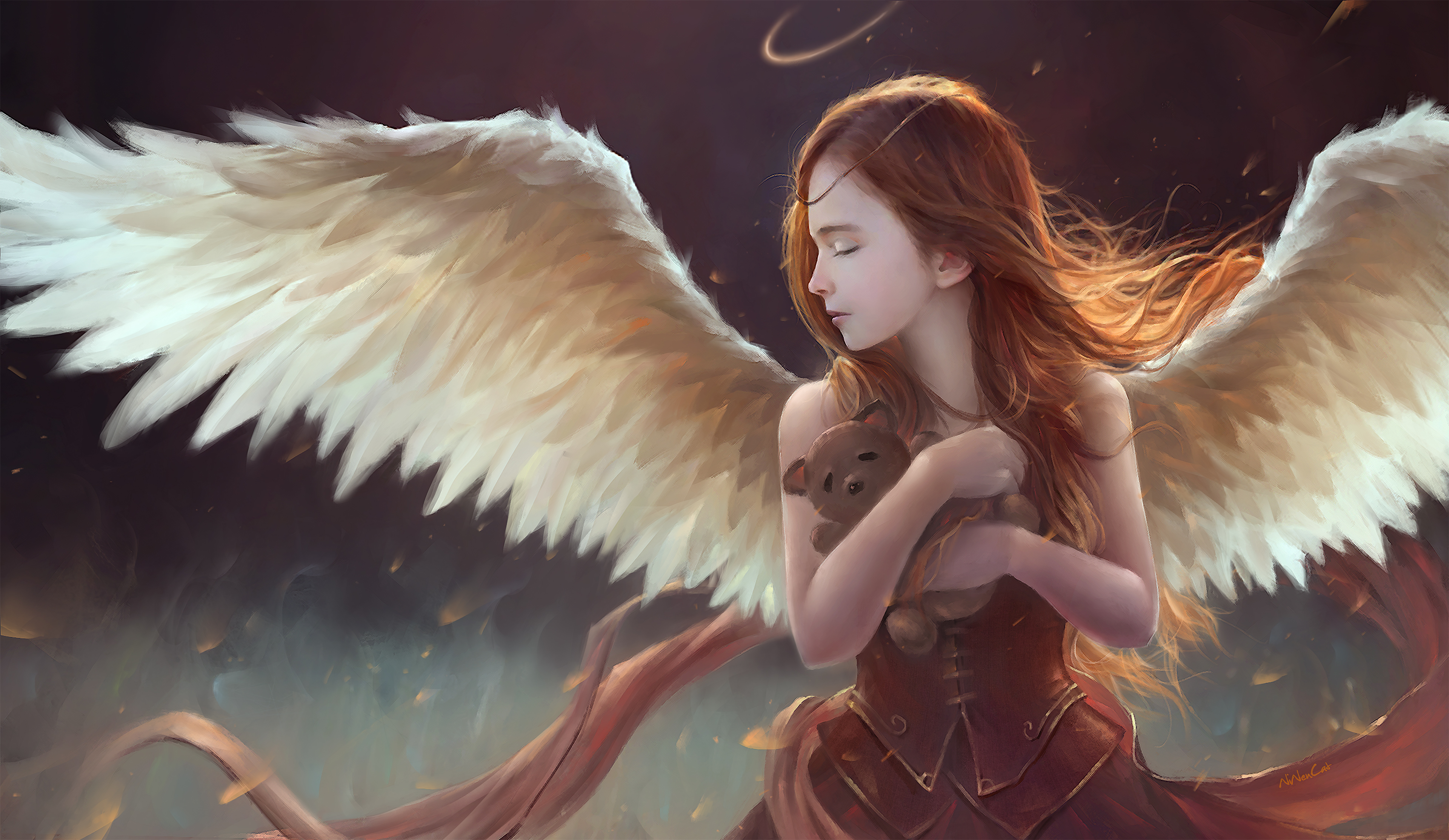 Girl With Wings Angel Wallpapers