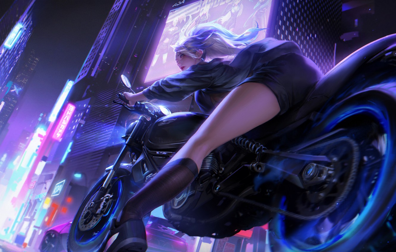 Girls & Motorcycles Wallpapers