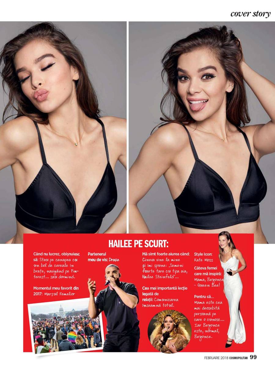 Hailee Steinfeld Cosmopolitan 2017 Wallpapers