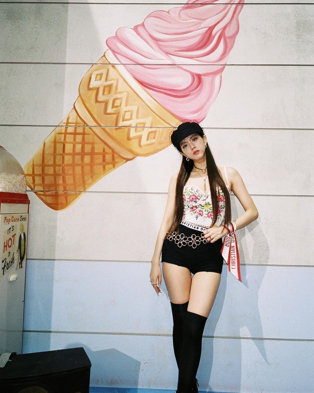Jisoo BLACKPINK Ice Cream Wallpapers