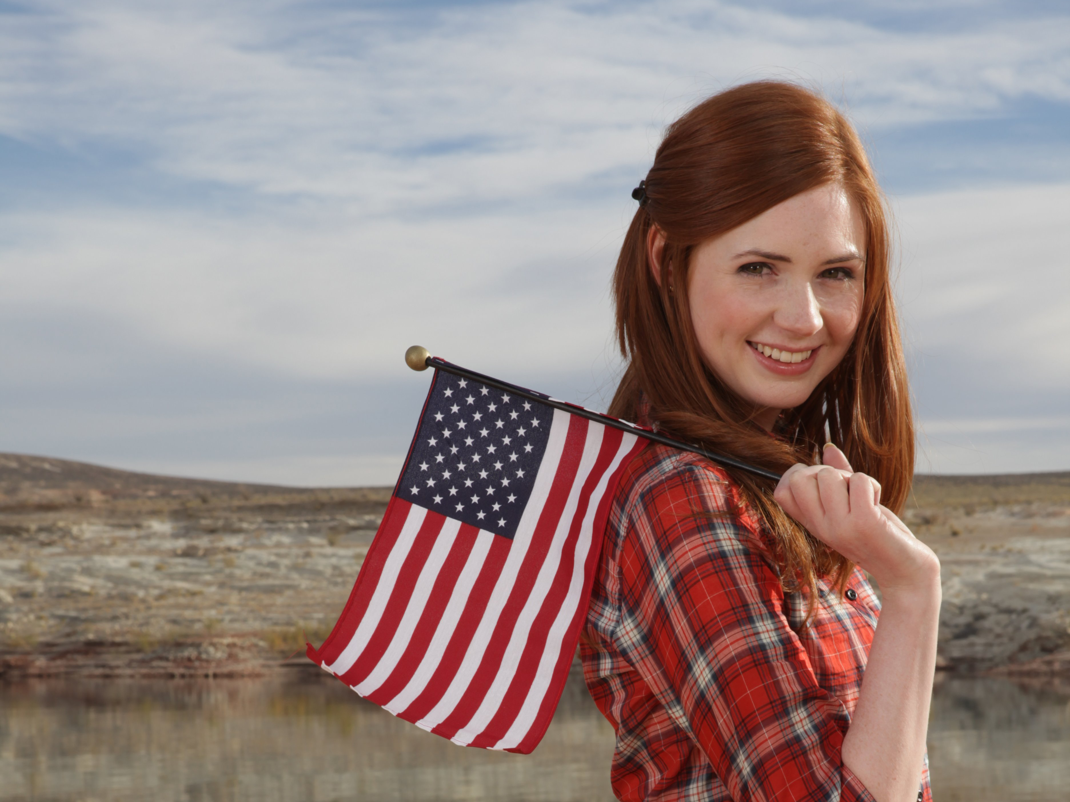 Karen Gillan American Way Magazine 2018 Wallpapers