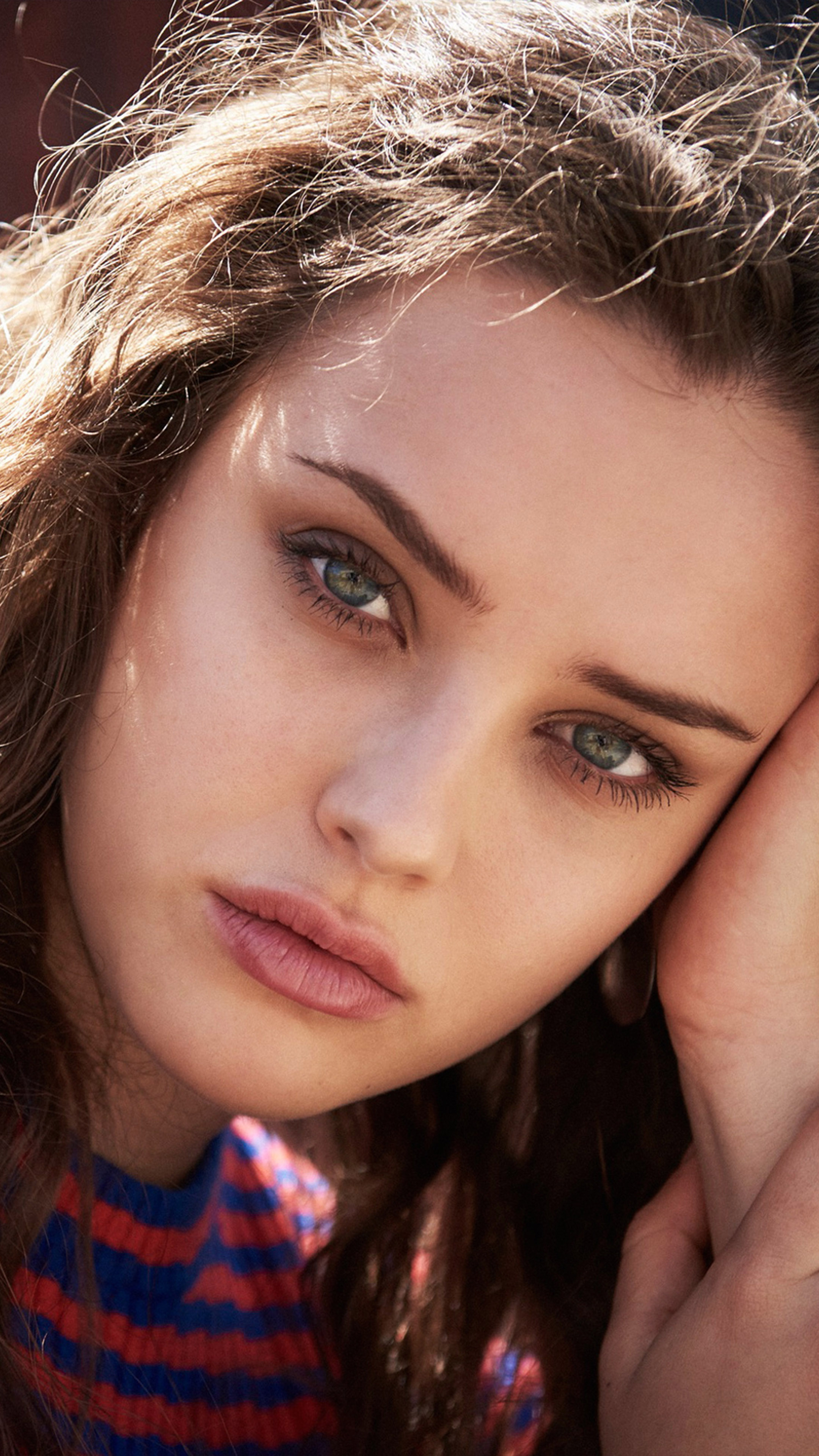 Katherine Langford Actress Monochrome Wallpapers