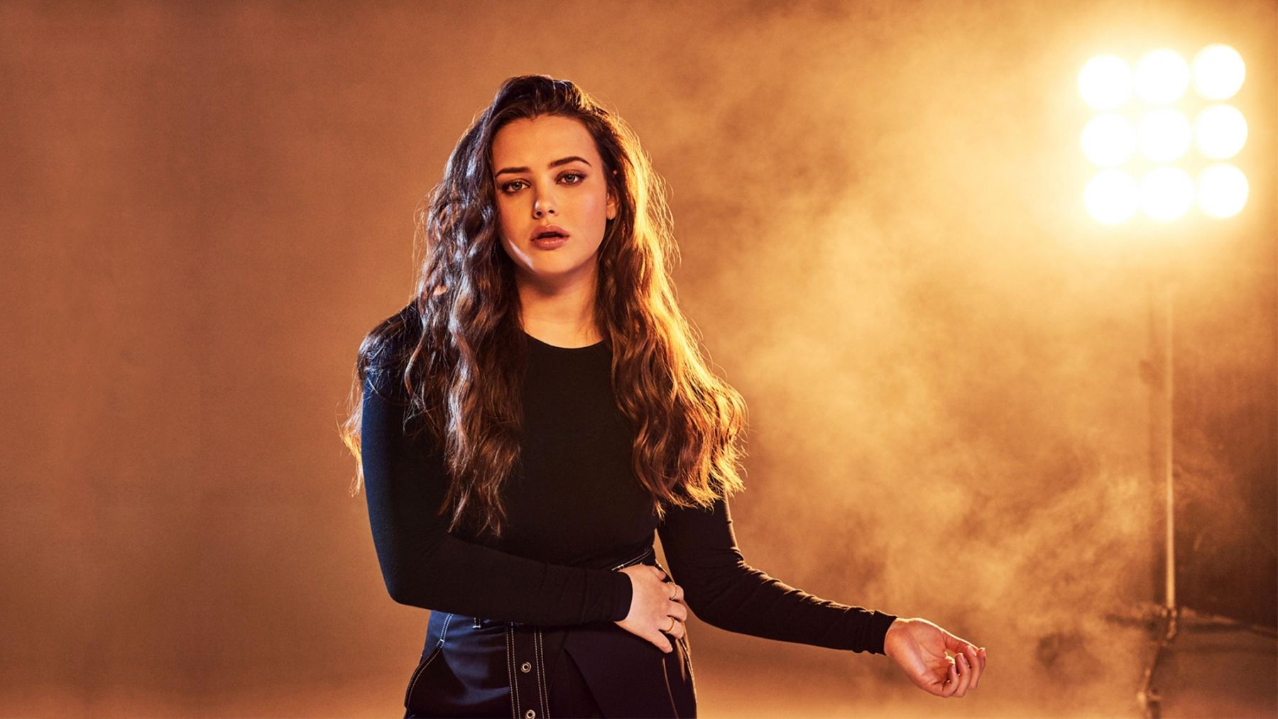 Katherine Langford White Dress Wallpapers