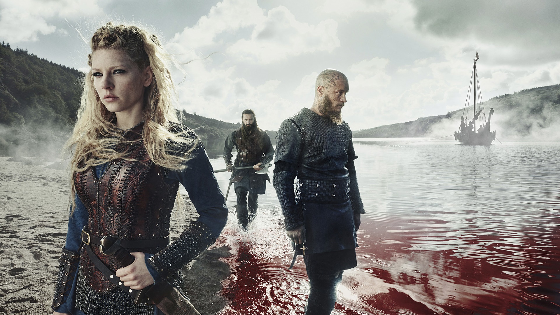 Kathryn Winnick Vikings Actress Wallpapers