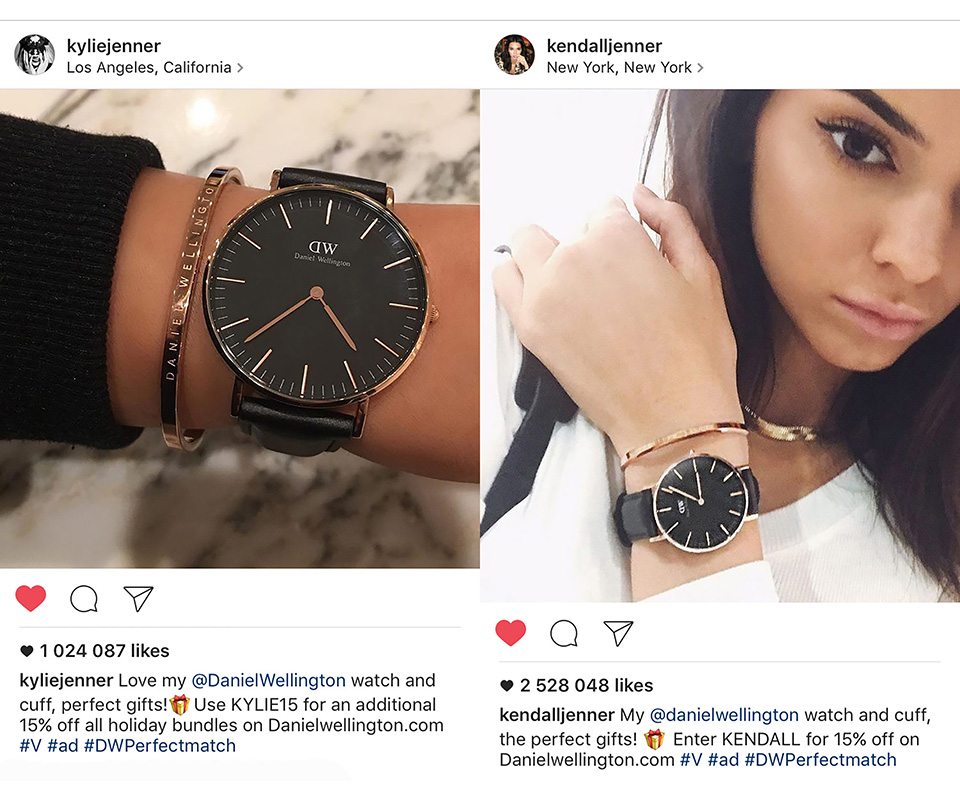 Kendall Jenner X Daniel Wellington Wallpapers