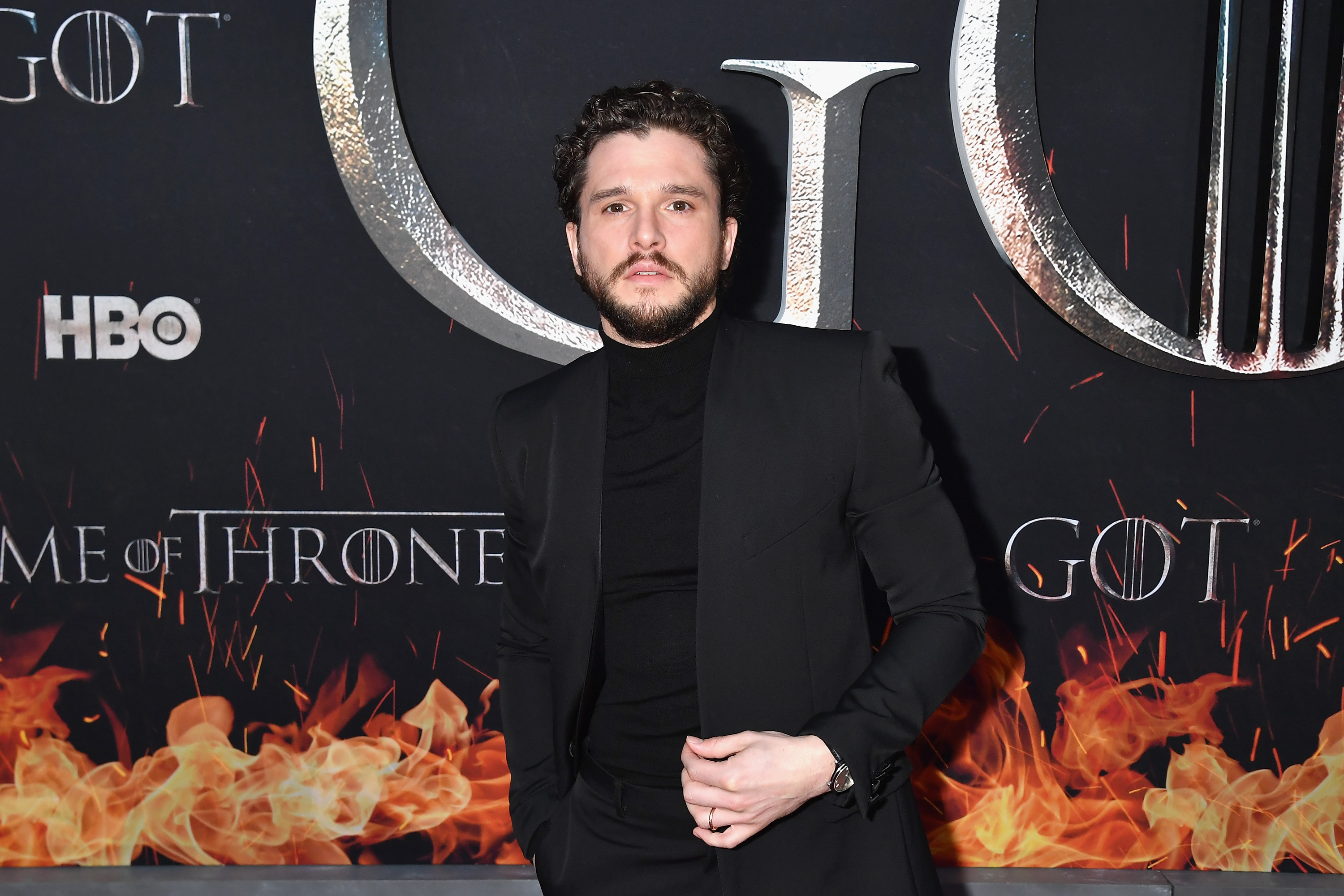 Kit Harington Beard Face Wallpapers