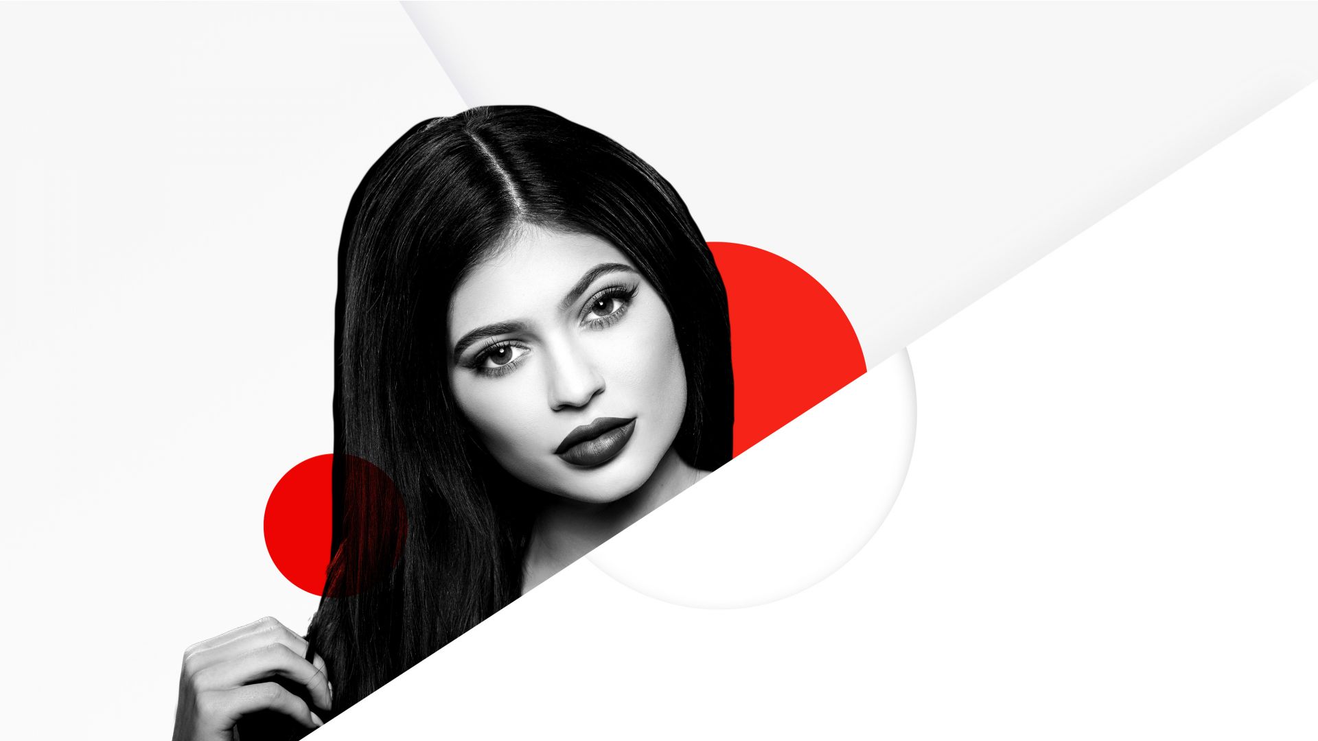 Kylie Jenner Monochrome Wallpapers