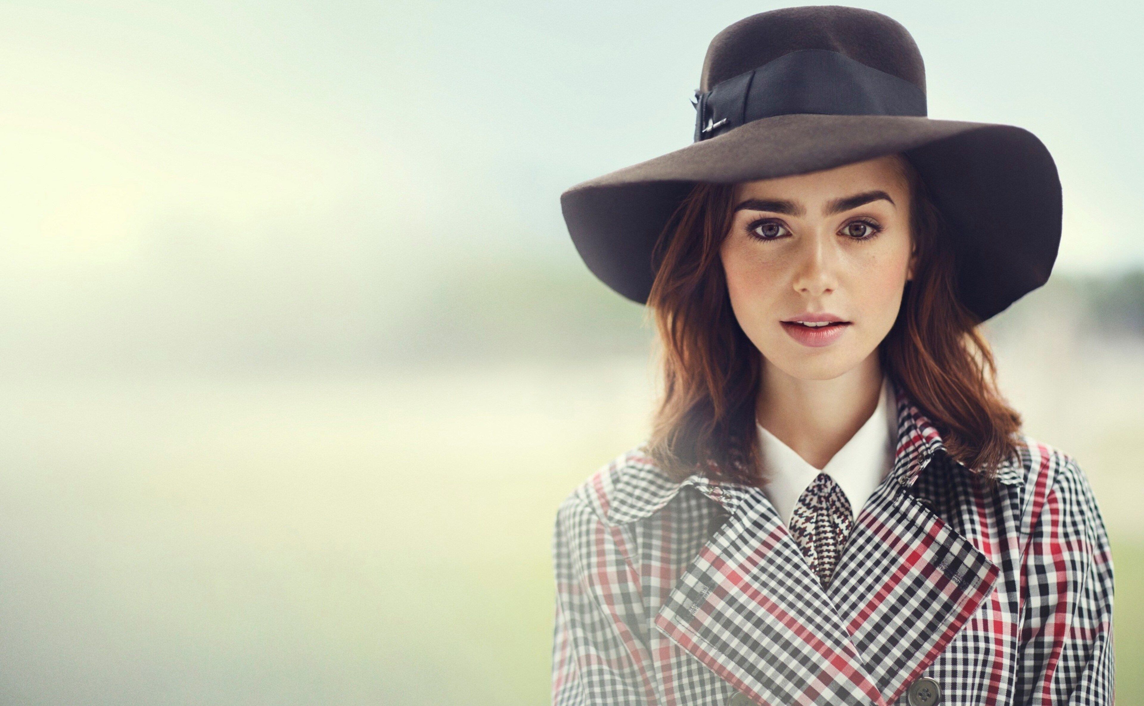 Lily Collins 4K Wallpapers