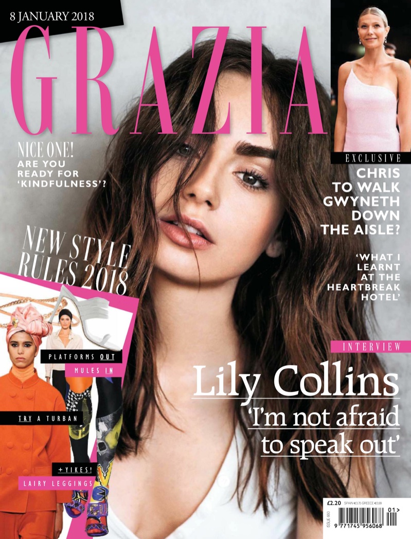 Lily Collins For Grazia UK Magazine Wallpapers