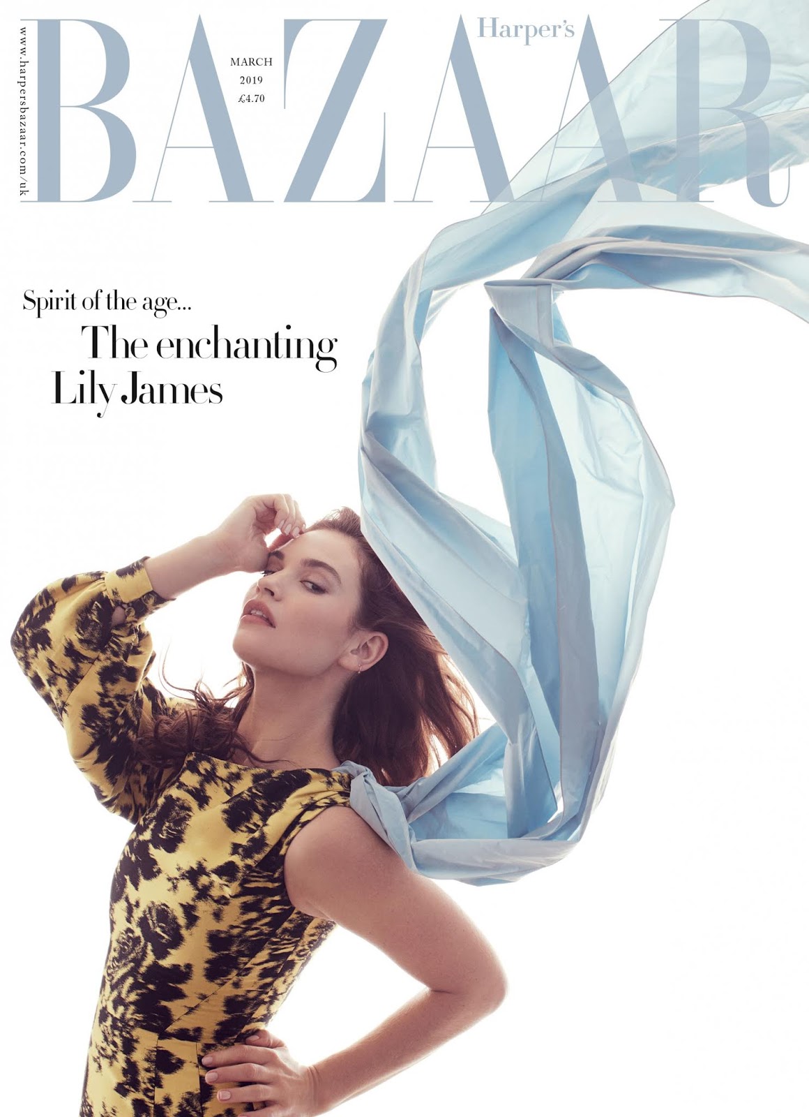 Lily James Harper's Bazaar Wallpapers