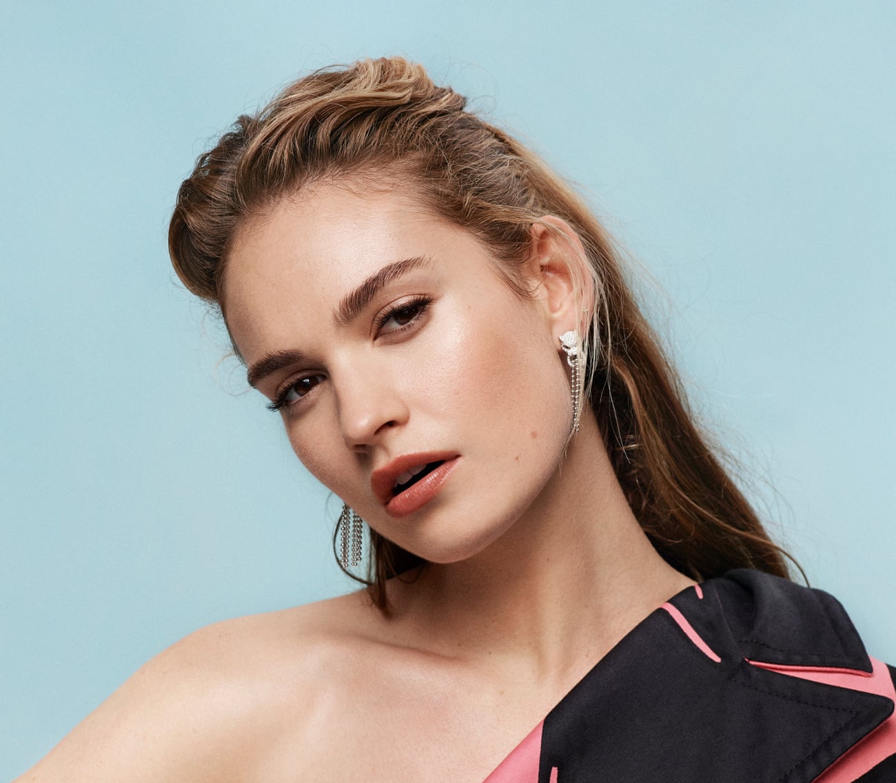 Lily James Hot Photoshoot 2017 Wallpapers