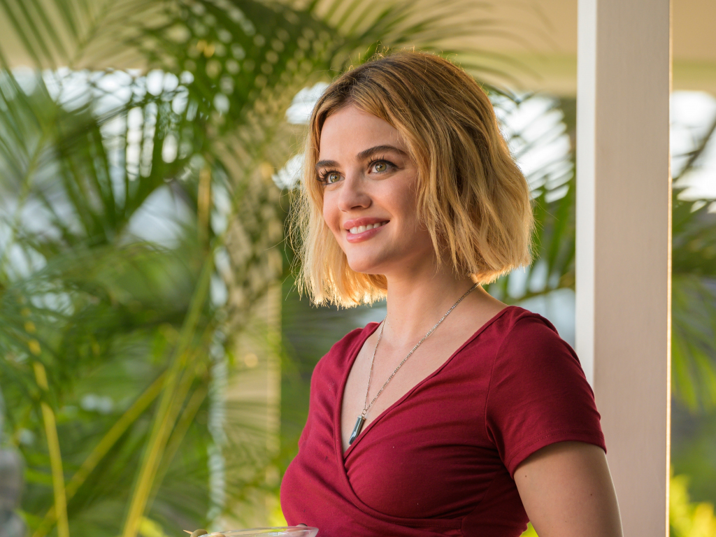 Lucy Hale Blonde Hair Look Portrait 2018 Wallpapers