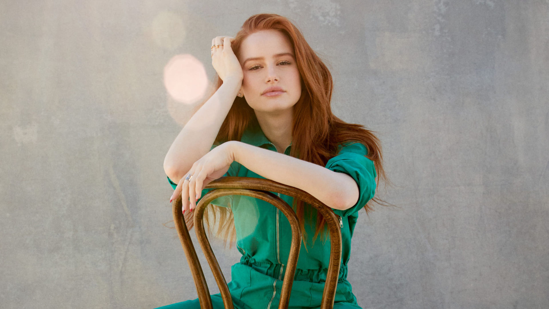 Madelaine Petsch in Red Wallpapers