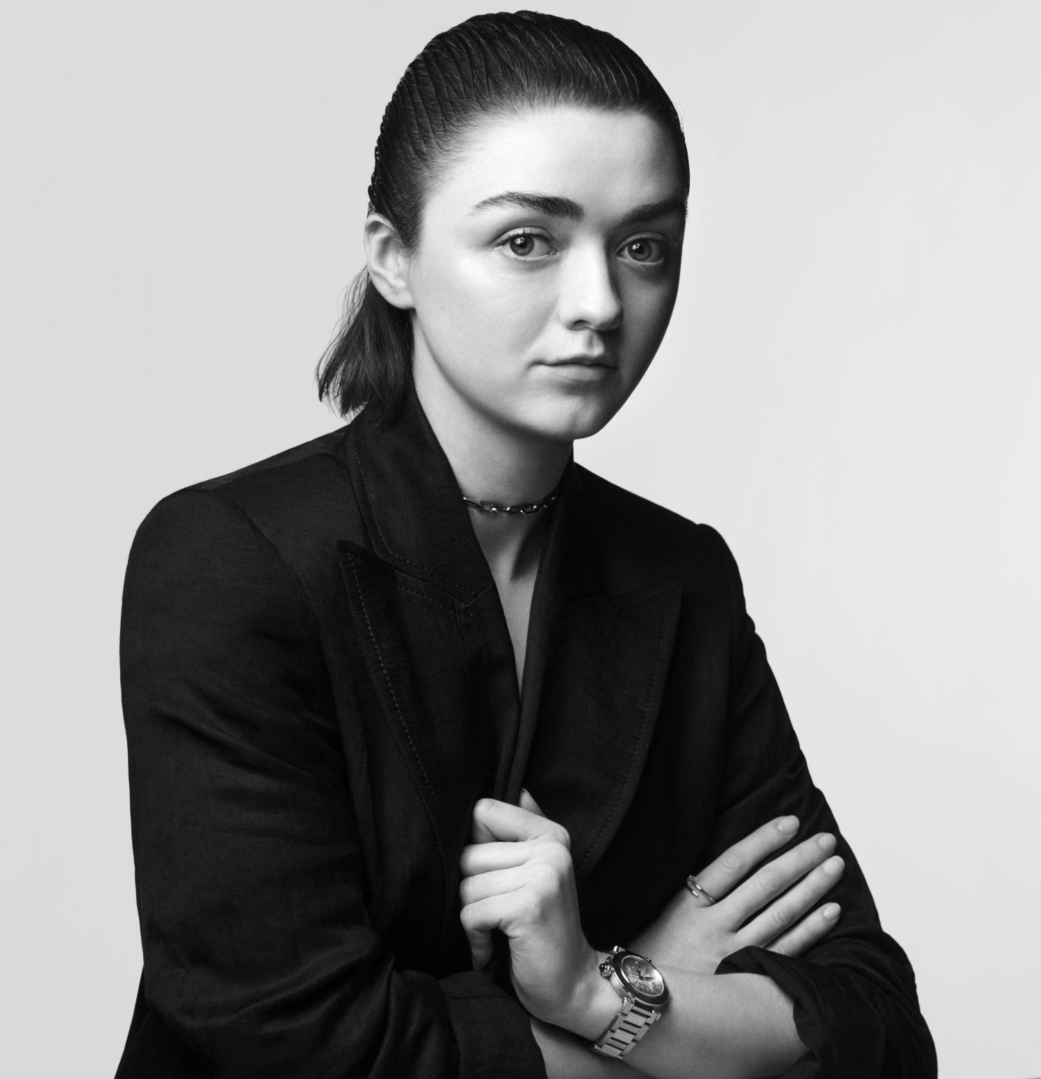 Maisie Williams Actress Black &amp; White Wallpapers