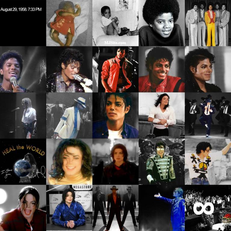 michael jackson collage Wallpapers