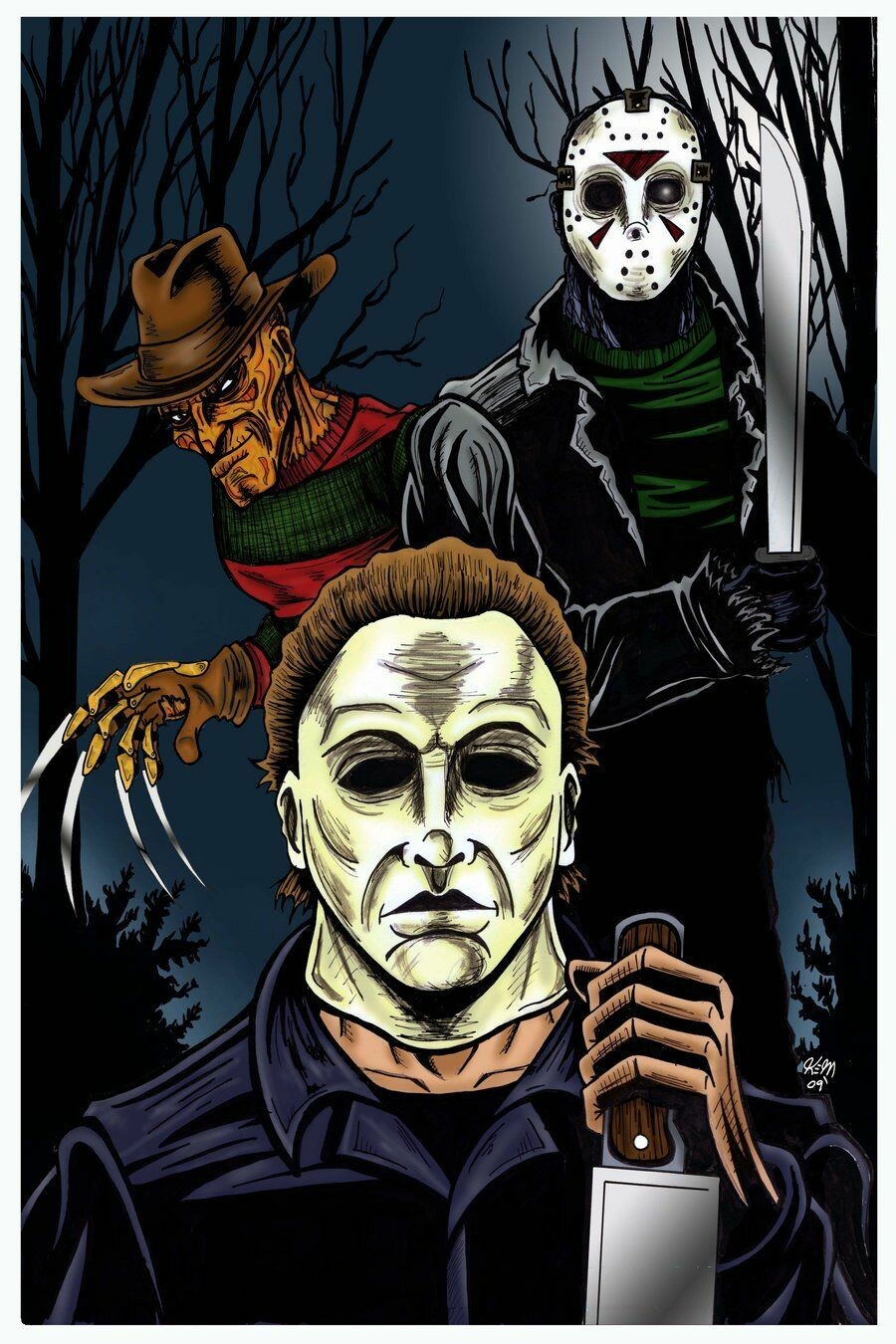 michael jason freddy horror Wallpapers