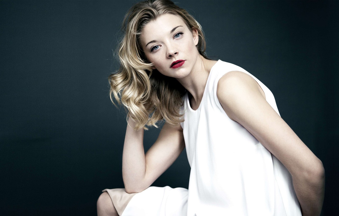 Natalie Dormer Back And White Portrait Wallpapers