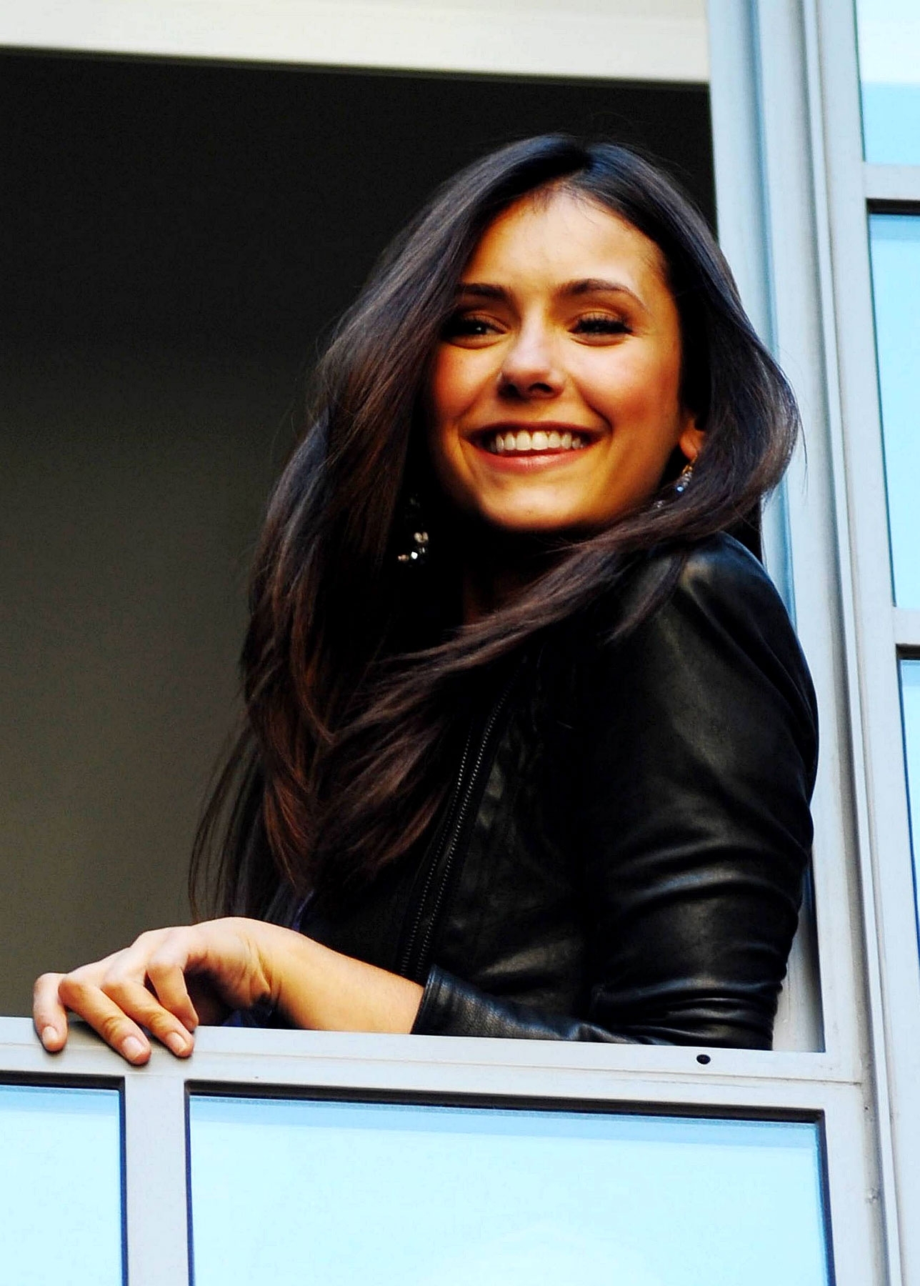 Nina Dobrev Smile Wallpapers