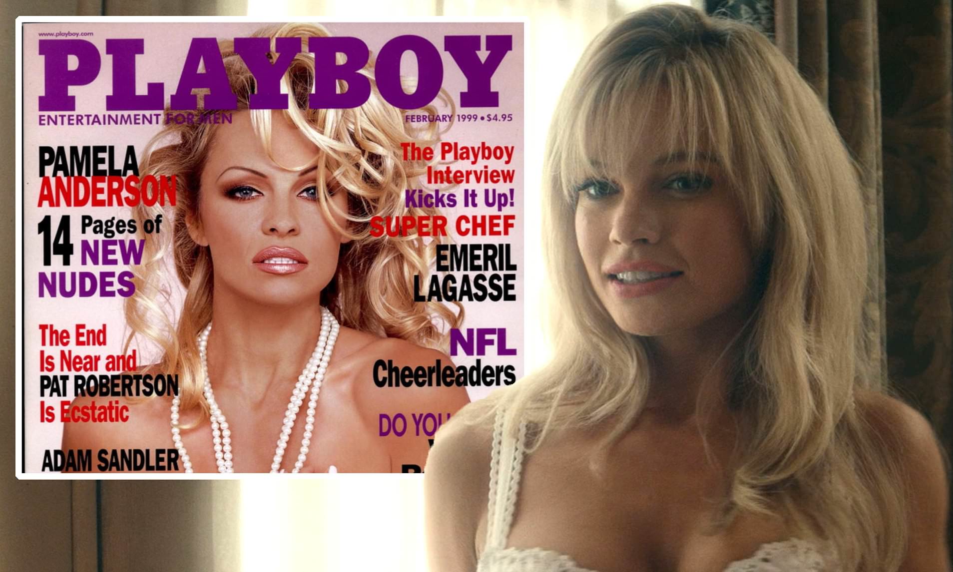 Pam andersons first playboy shoot