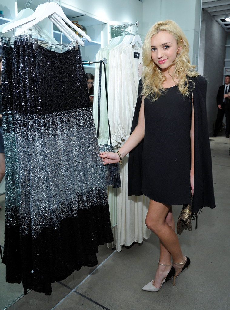 Peyton List in Black Dress Wallpapers