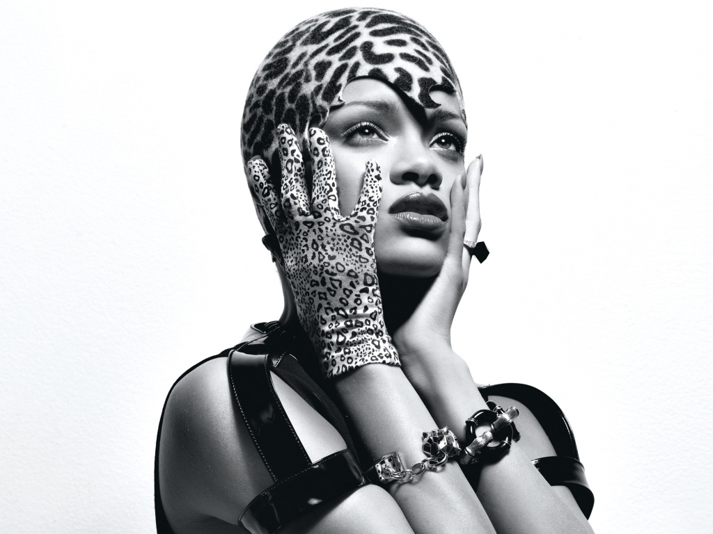 Rihanna Monochrome 2020 Wallpapers