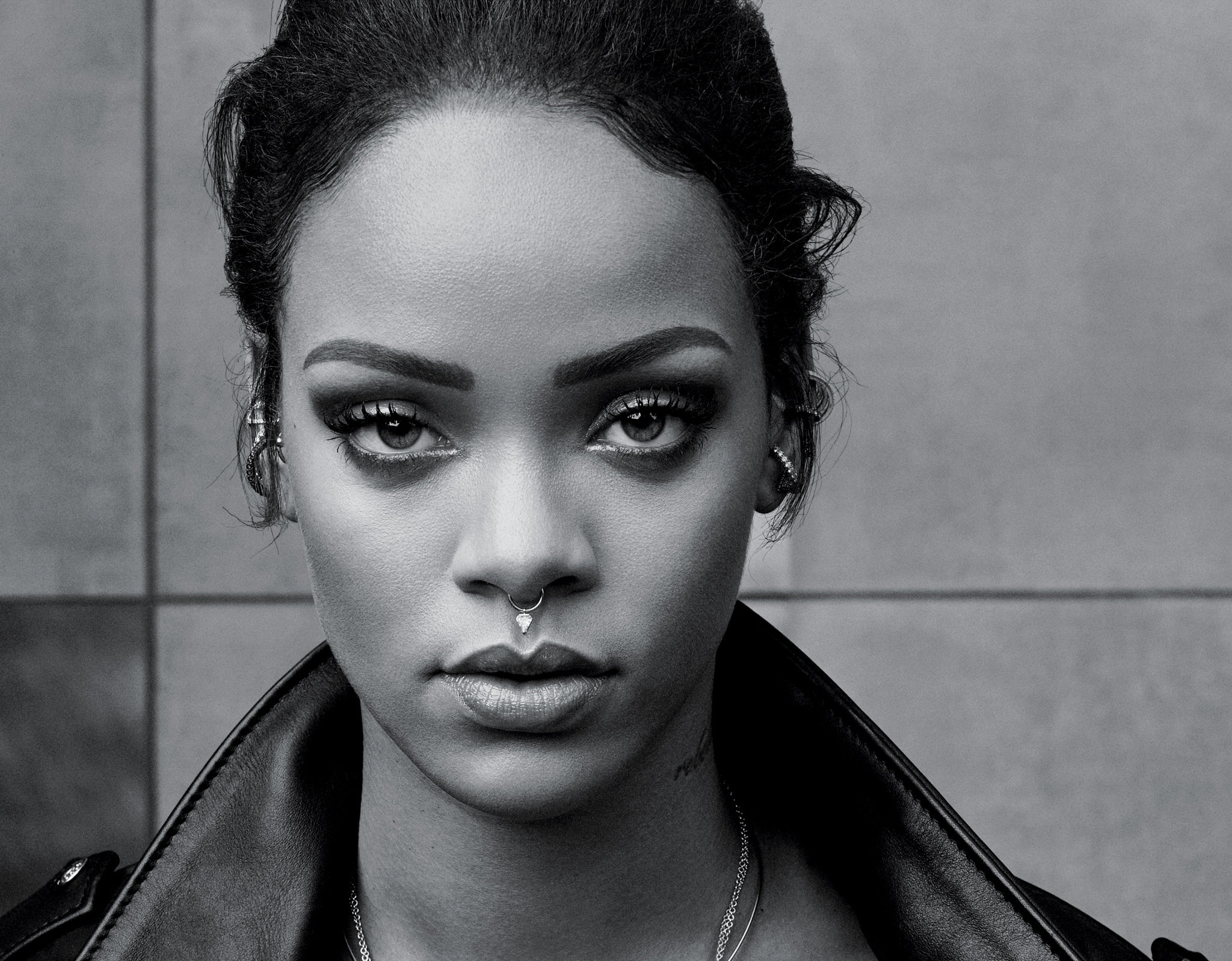 Rihanna Monochrome 2020 Wallpapers