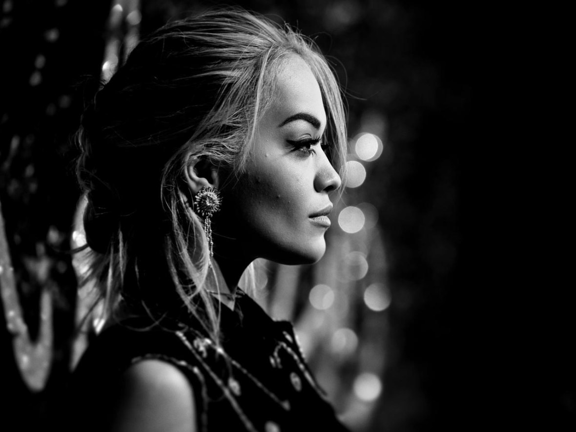 Rita Ora Monochrome Wallpapers