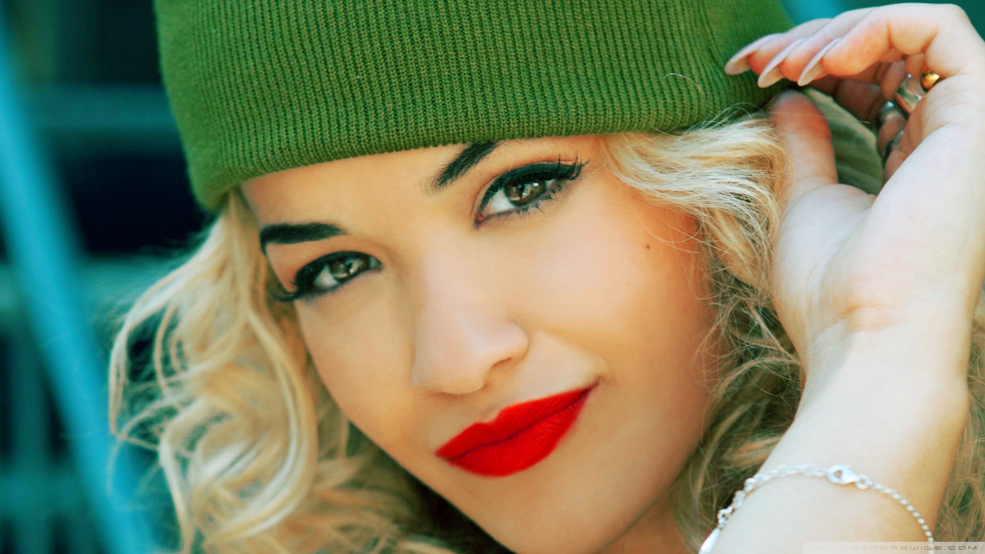 Rita Ora White Dress Wallpapers