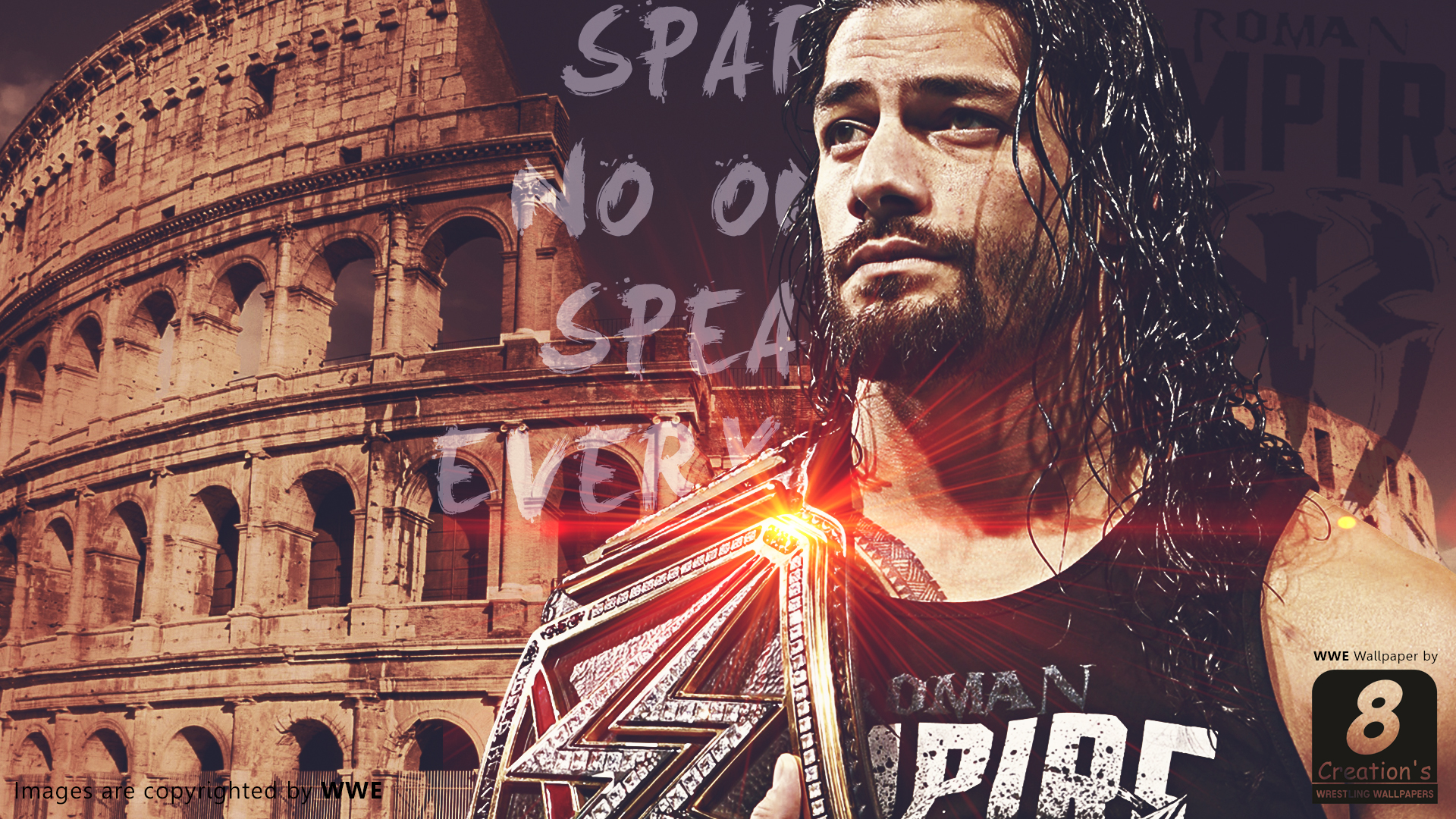 Roman Reigns WWE Champion Wallpapers