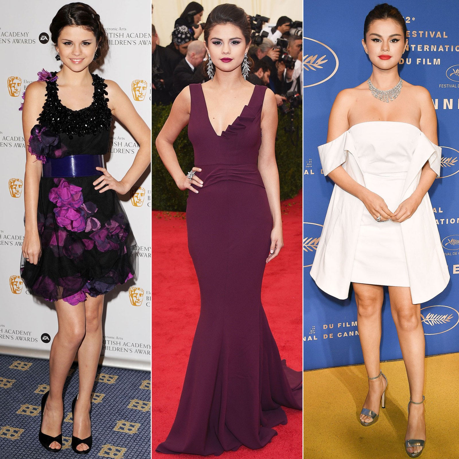 Selena Gomez Stunning Red Dress Instyle Wallpapers